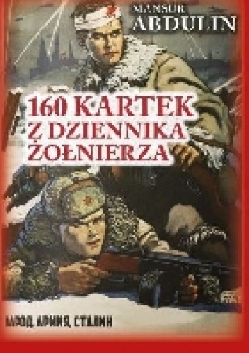 Okladka ksiazki 160 kartek z dziennika zolnierza