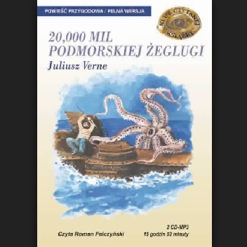 Okladka ksiazki 20000 mil podmorskiej zeglugi