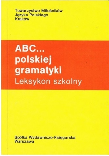 Okladka ksiazki abc polskiej gramatyki