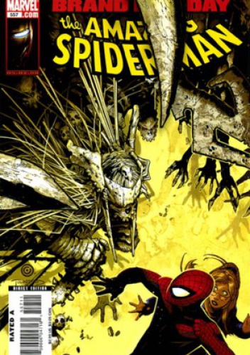 Okladka ksiazki amazing spider man vol 1 557 brand new day dead of winter