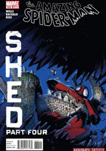 Okladka ksiazki amazing spider man vol 1 633 brand new day the guntlet shed part four