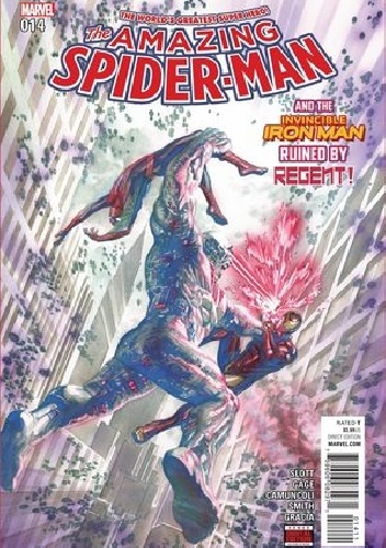 Okladka ksiazki amazing spider man vol 4 14 power play part 3 avengers assemble