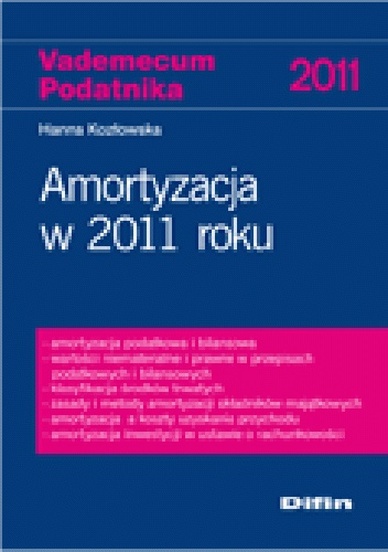 Okladka ksiazki amortyzacja w 2011 roku