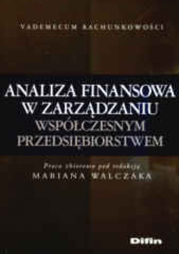 Okladka ksiazki analiza finansowa w zarzadzaniu wspolczesnym przedsiebiorstwem