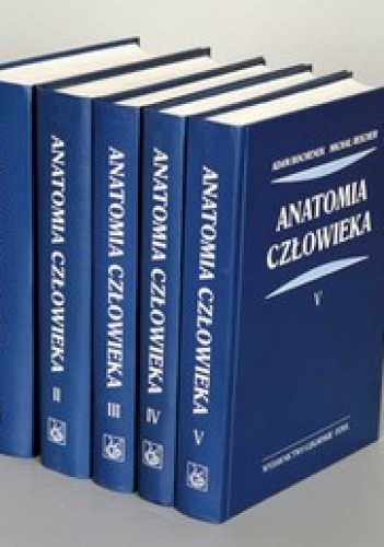 Okladka ksiazki anatomia czlowieka tom 1 5 komplet