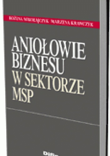 Okladka ksiazki aniolowie biznesu w sektorze msp