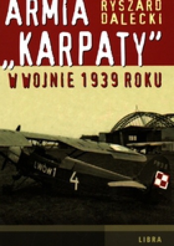 Okladka ksiazki armia karpaty w wojnie 1939 roku