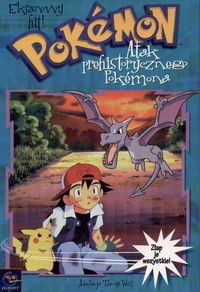 Okladka ksiazki atak prehistorycznego pokemona