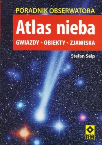 Okladka ksiazki atlas nieba poradnik obserwatora