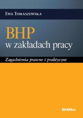 Okladka ksiazki bhp w zakladach pracy zagadnienia prawne i praktyczne