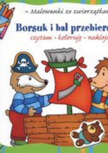 Okladka ksiazki borsuk i bal przebierancow