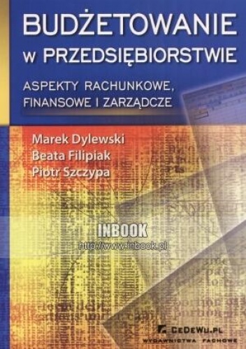 Okladka ksiazki budzetowanie w przedsiebiorstwie praca zbiorowa