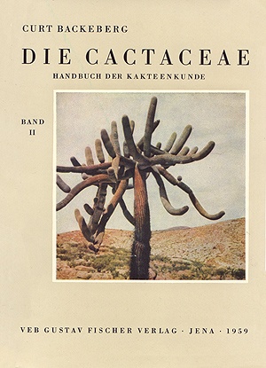 Okladka ksiazki die cactaceae handbuch der kakteenkunde band 2