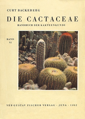 Okladka ksiazki die cactaceae handbuch der kakteenkunde band 6