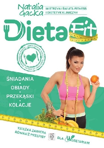 Okladka ksiazki dieta fit