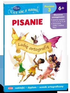 Okladka ksiazki disney ucz sie z nami wrozki pisanie