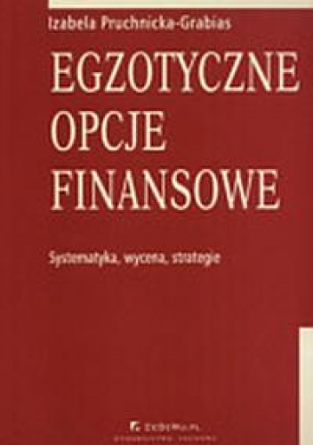 Okladka ksiazki egzotyczne opcje finansowe