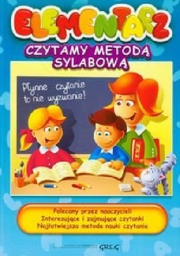 Okladka ksiazki elementarz czytamy metoda sylabowa