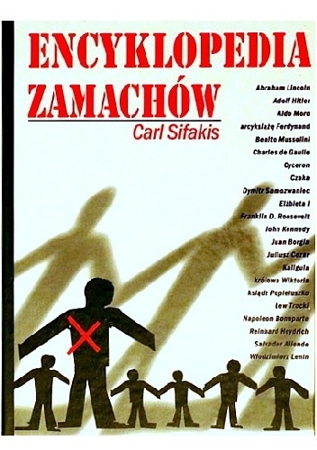 Okladka ksiazki encyklopedia zamachow