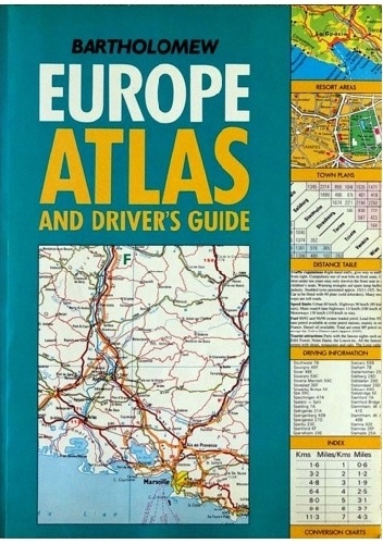 Okladka ksiazki europe atlas and drivers guide