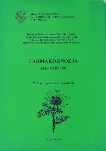 Okladka ksiazki farmakognozja leki roslinne