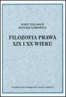 Okladka ksiazki filozofia prawa xix i xx wieku