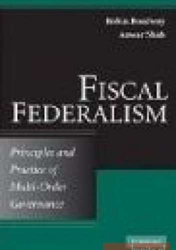 Okladka ksiazki fiscal federalism