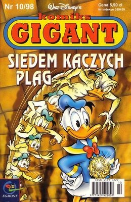 Okladka ksiazki gigant 10 98 siedem kaczych plag