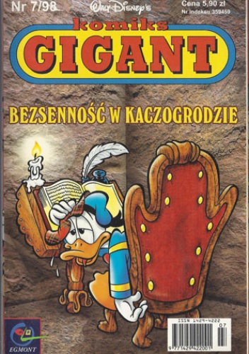 Okladka ksiazki gigant 7 98 bezsennosc w kaczogrodzie