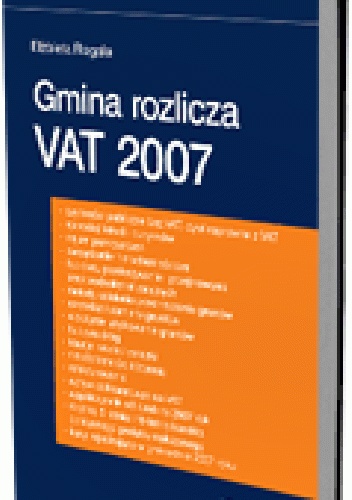 Okladka ksiazki gmina rozlicza vat 2007