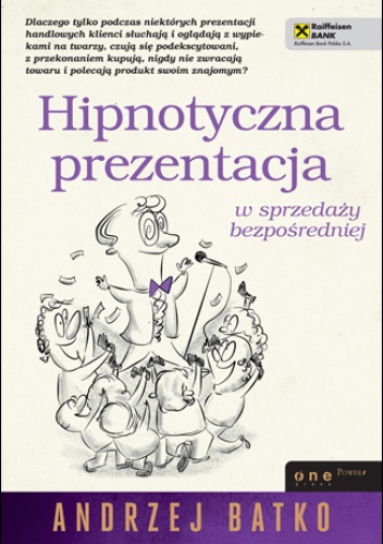 Okladka ksiazki hipnotyczna prezentacja w sprzedazy bezposredniej