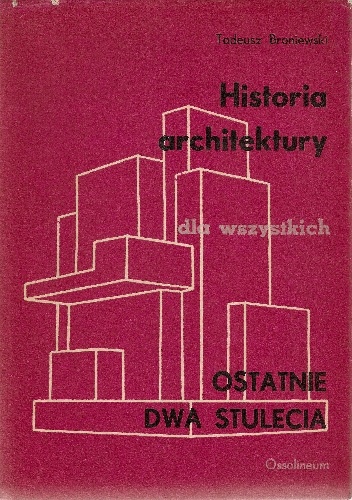 Okladka ksiazki historia architektury dla wszystkich ostatnie dwa stulecia