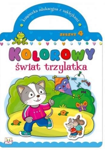 Okladka ksiazki kolorowy swiat trzylatka zeszyt 4