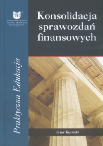 Okladka ksiazki konsolidacja sprawozdan finansowych