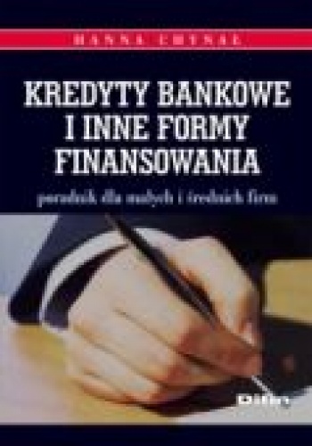 Okladka ksiazki kredyty bankowe i inne formy finansowania