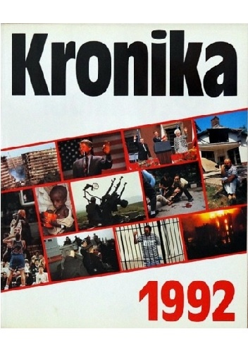 Okladka ksiazki kronika 1992