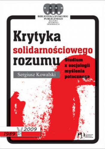 Okladka ksiazki krytyka solidarnosciowego rozumu