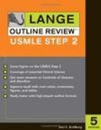 Okladka ksiazki lange outline review usmle step 2