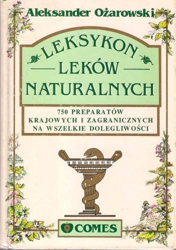 Okladka ksiazki leksykon lekow naturalnych