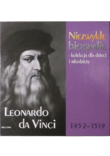 Okladka ksiazki leonardo da vinci 1452 1519