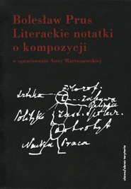 Okladka ksiazki literackie notatki o kompozycji