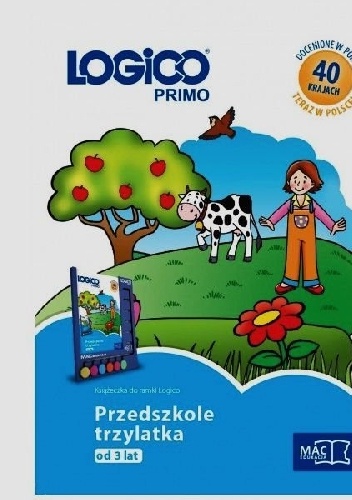 Okladka ksiazki logico primo przedszkole trzylatka