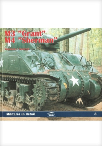 Okladka ksiazki m3 grant m4 sherman