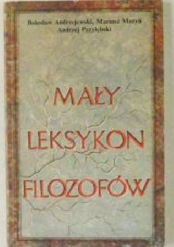 Okladka ksiazki maly leksykon filozofow