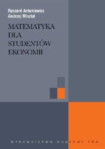 Okladka ksiazki matematyka dla studentow ekonomii