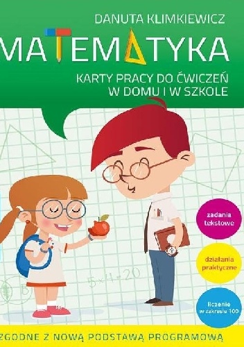 Okladka ksiazki matematyka karty pracy do cwiczen w domu i w szkole klasa 2