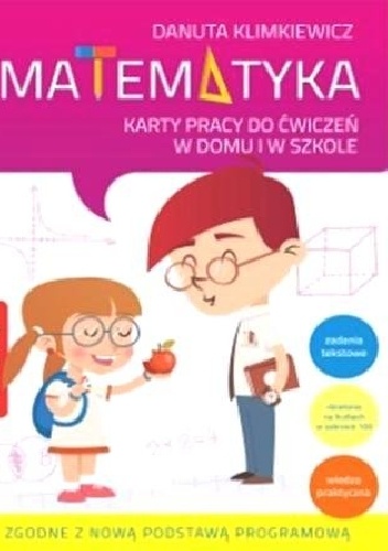 Okladka ksiazki matematyka karty pracy do cwiczen w domu i w szkole klasa 3