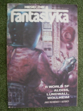 Okladka ksiazki miesiecznik fantastyka 13 10 1983