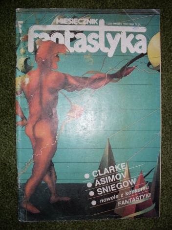 Okladka ksiazki miesiecznik fantastyka 18 3 1984