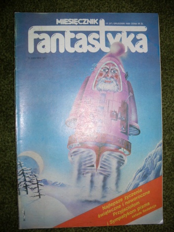 Okladka ksiazki miesiecznik fantastyka 27 11 1984